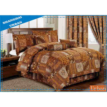 4 PCS Leopard Print Duvet (Cover set)